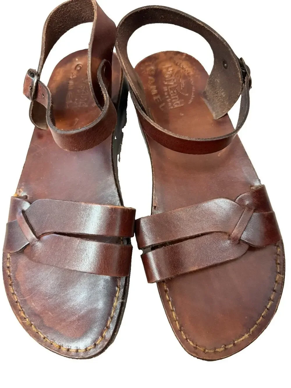 Holy Land Market Unisex Leather Biblical Sandals Jesus Yashua Yousef Style